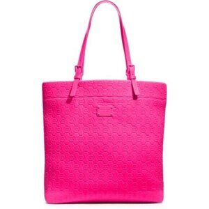 Michael Kors Hot Pink Neoprene Tote Bag - EUC